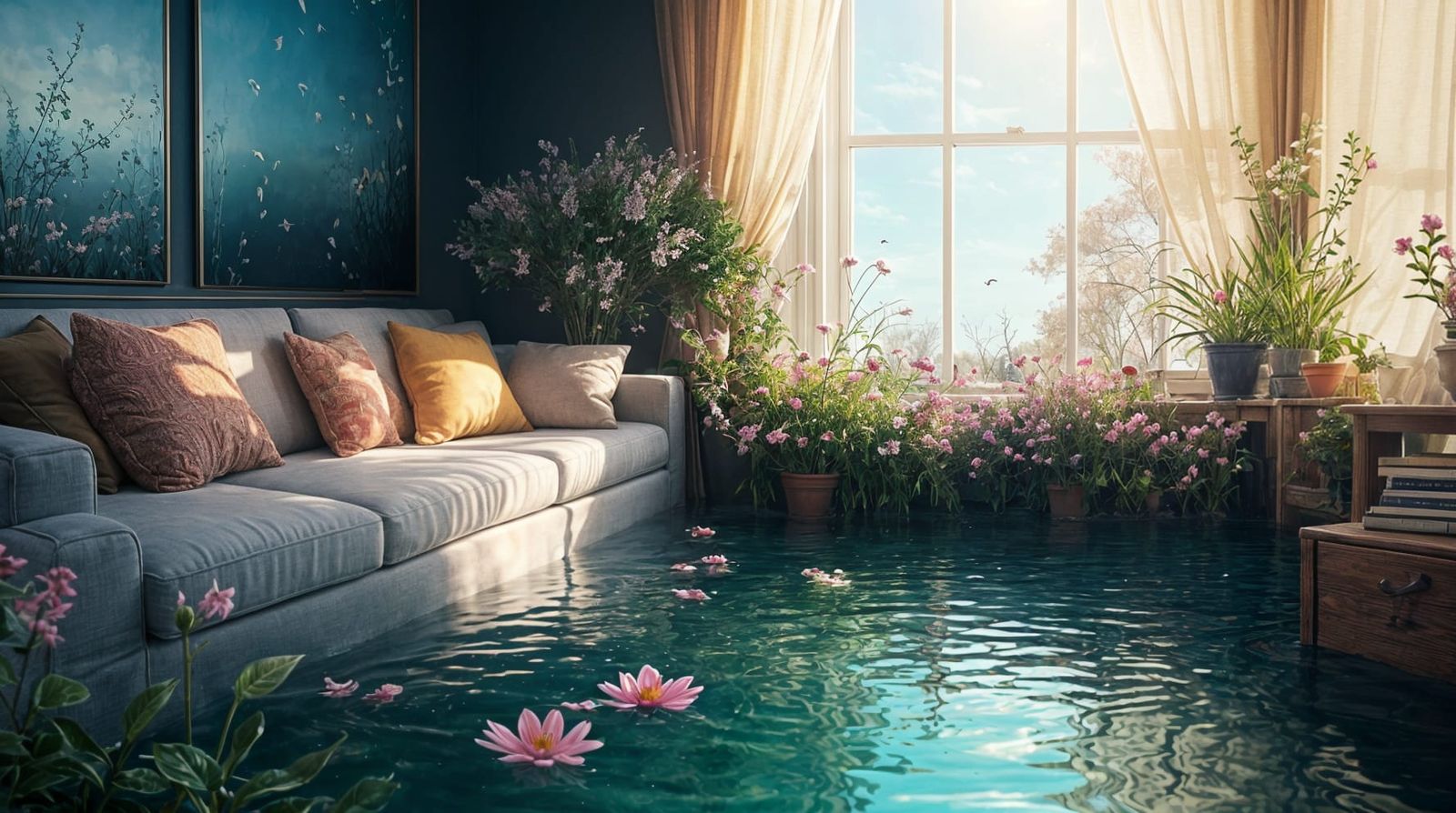 Spring in livingroom