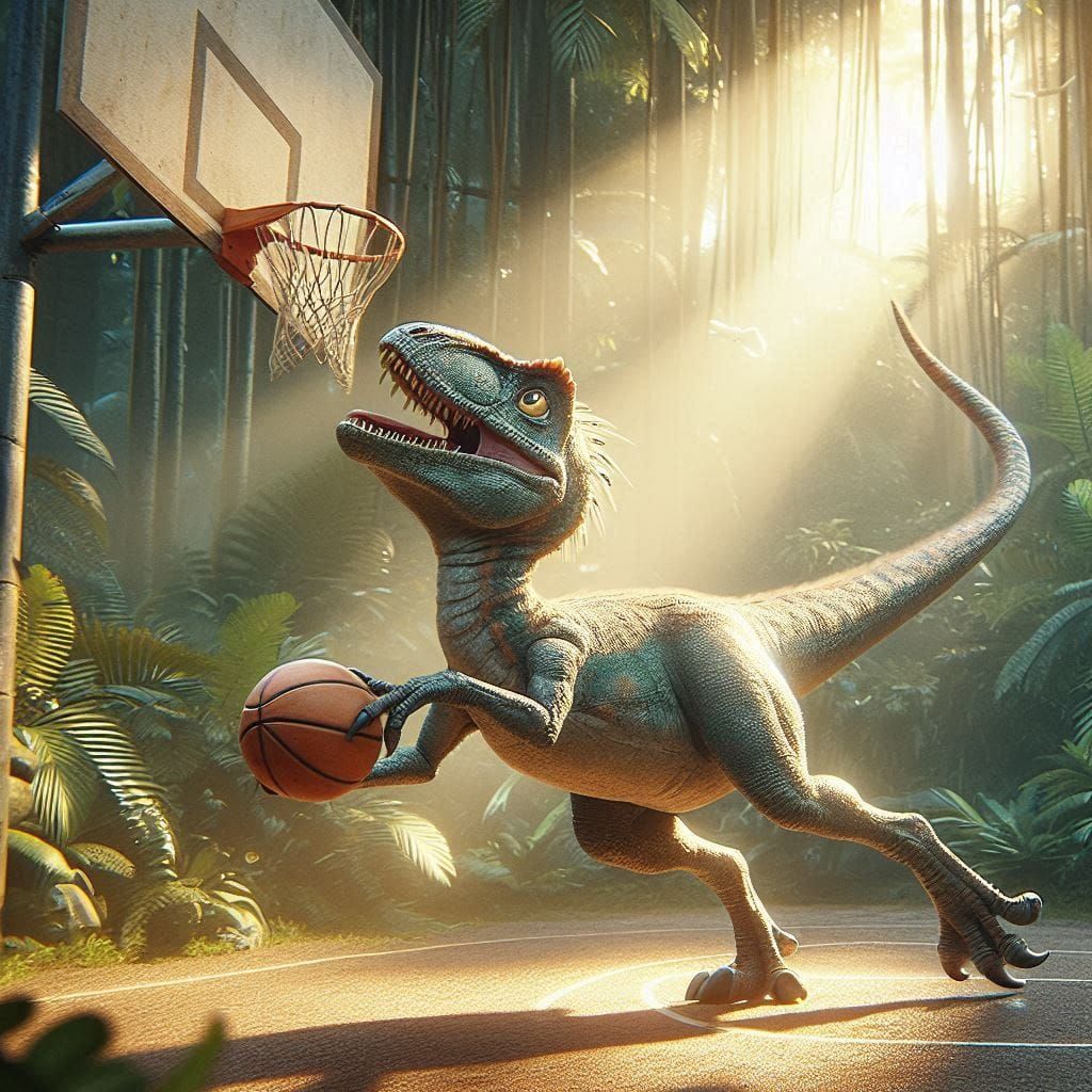 Prehistoric Basketball Player