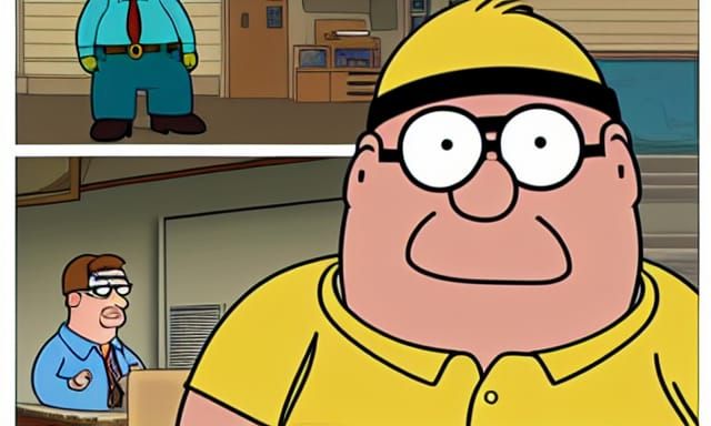 Peter Griffin with Walter White real cinematic