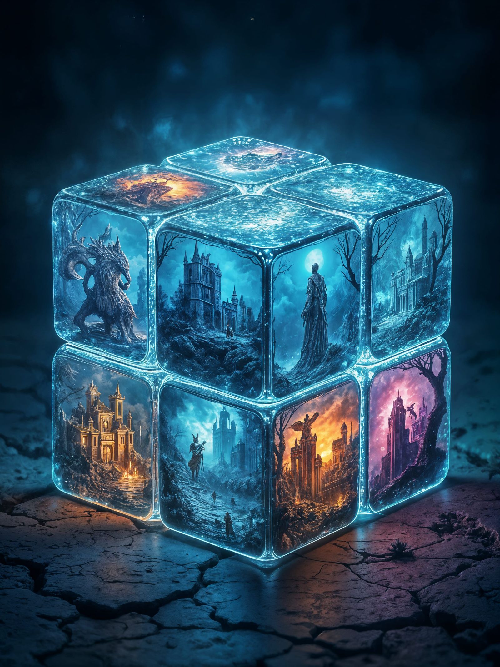 Fantasy Cubed  by @Lady Anne