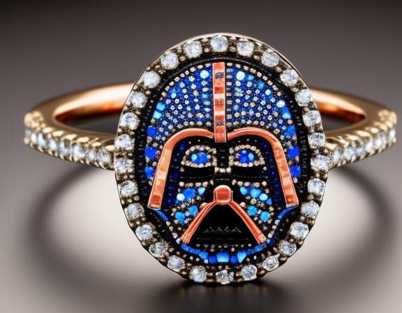 Darth Vader Ring #5 - AI Generated Artwork - NightCafe Creator