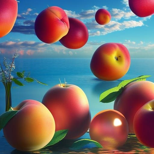 Nectarines AI Generated Artwork NightCafe Creator