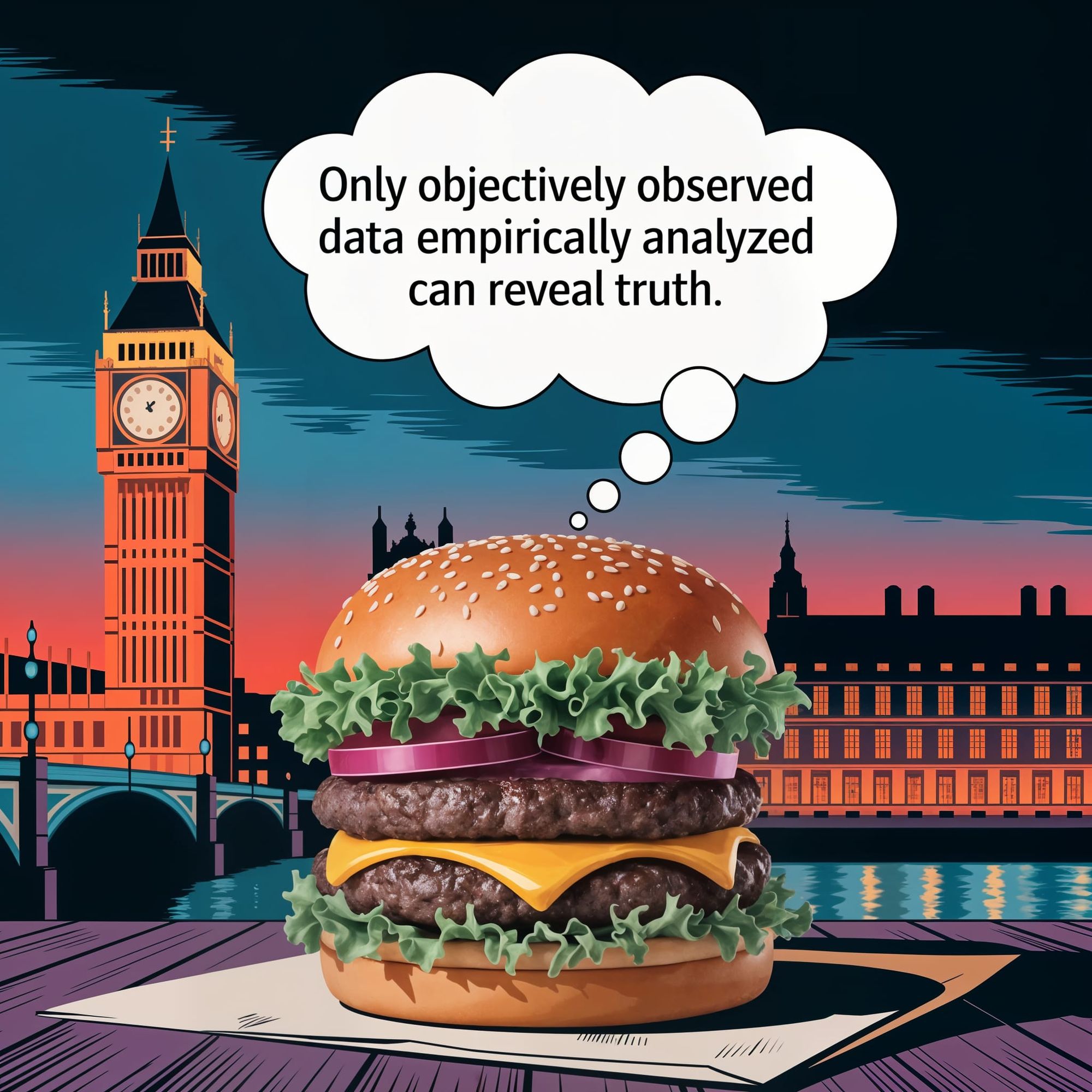 Bacon Cheeseburger (Nerd factor off the scale ... Yeah, I know, I know.) 😁