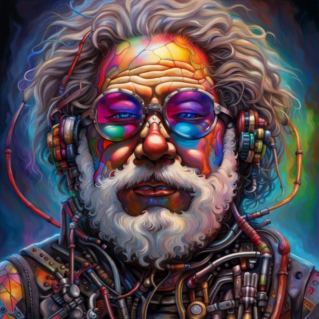 Jerry Garcia   by @Phunhouse