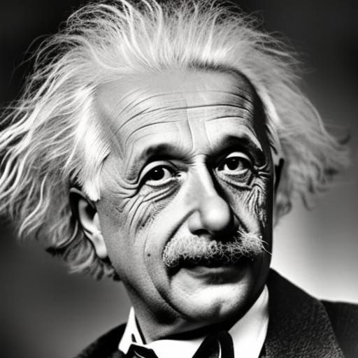 Einstein - AI Generated Artwork - NightCafe Creator