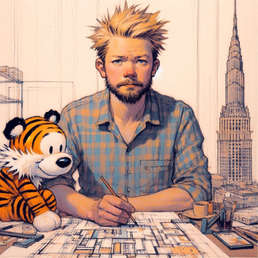 Calvin has become an architect