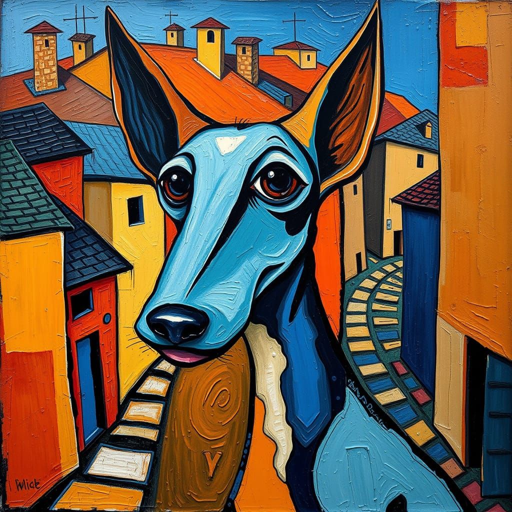 Abstract Dog  by @Foul Rabbit