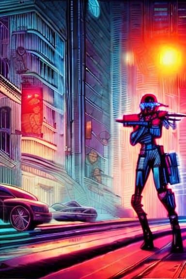 Cyberpunk comics