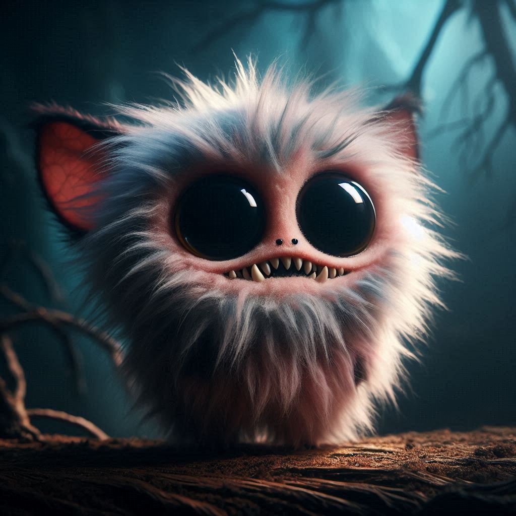 Creepy yet cute monster