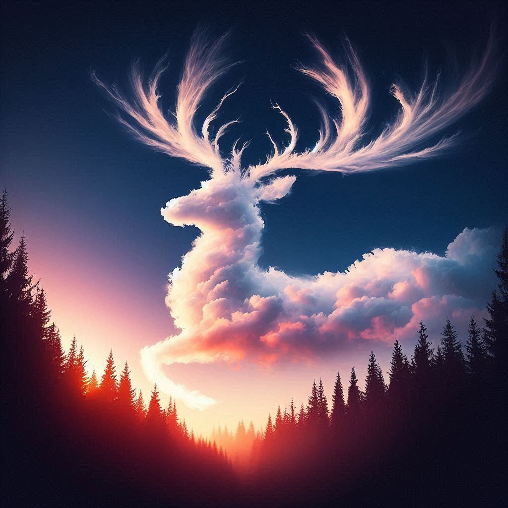 Cloud Shaped like a Deer