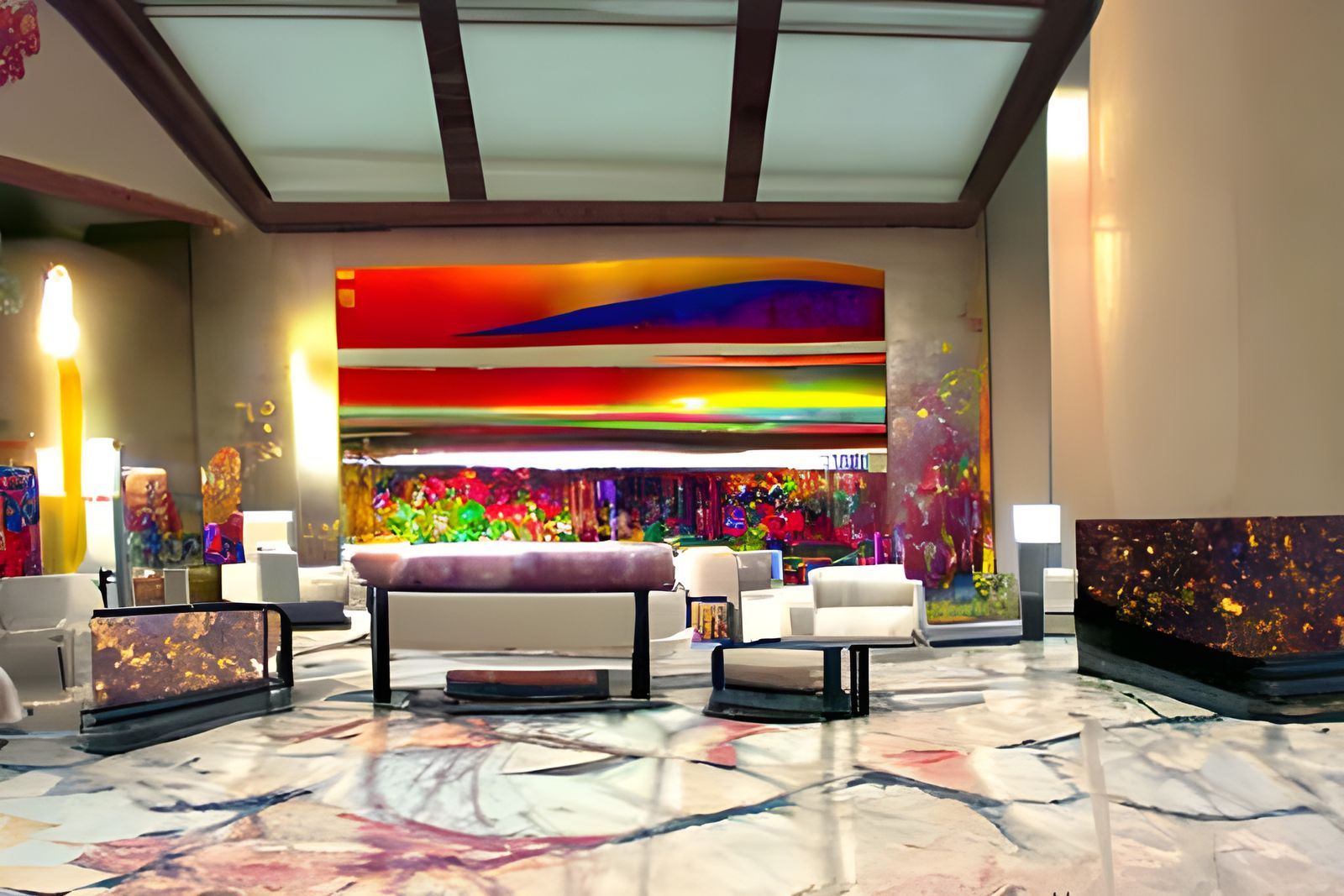 Hotel lobby