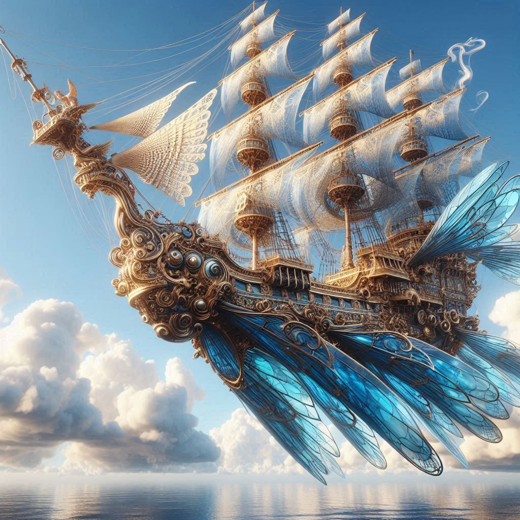 Magic Airship   by @Alchemi108