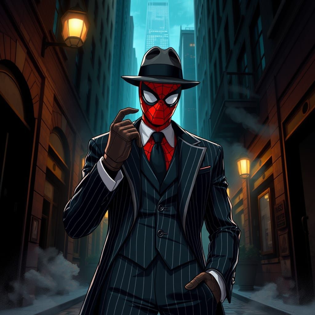 Spiderman as a Mobster