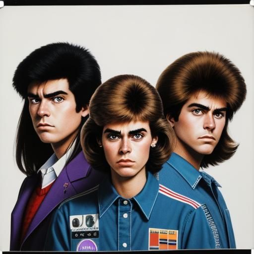 1980s teenagers looking grumpy. cassettes