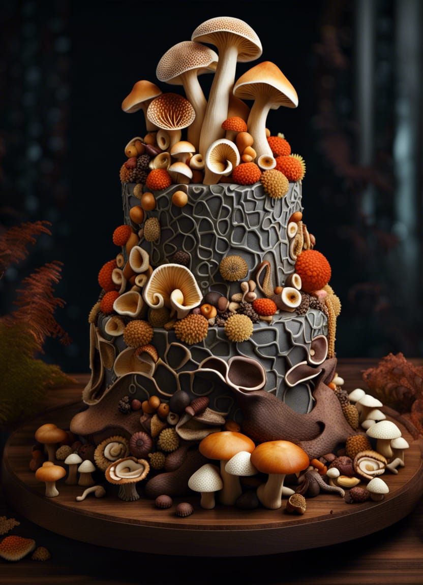 Mushroom Cake II  by @kauri