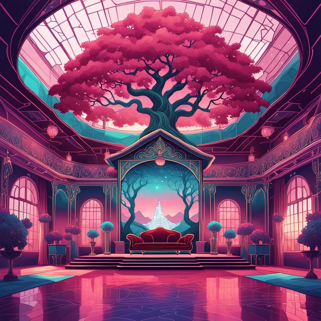 Hall at the edge of a dream
