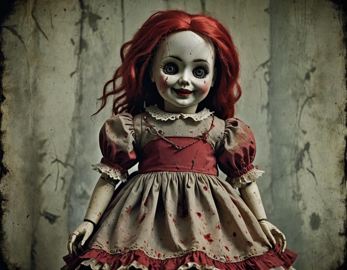 Haunted doll - AI Generated Artwork - NightCafe Creator