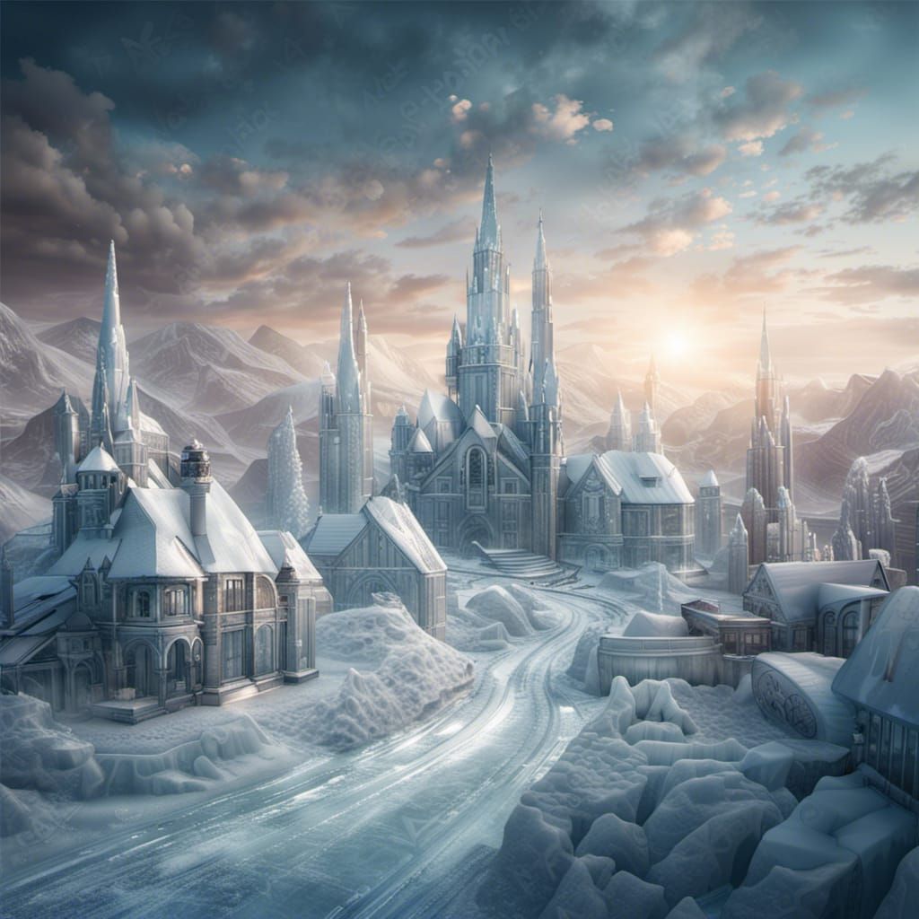 Icy Landscape  by @90Sam