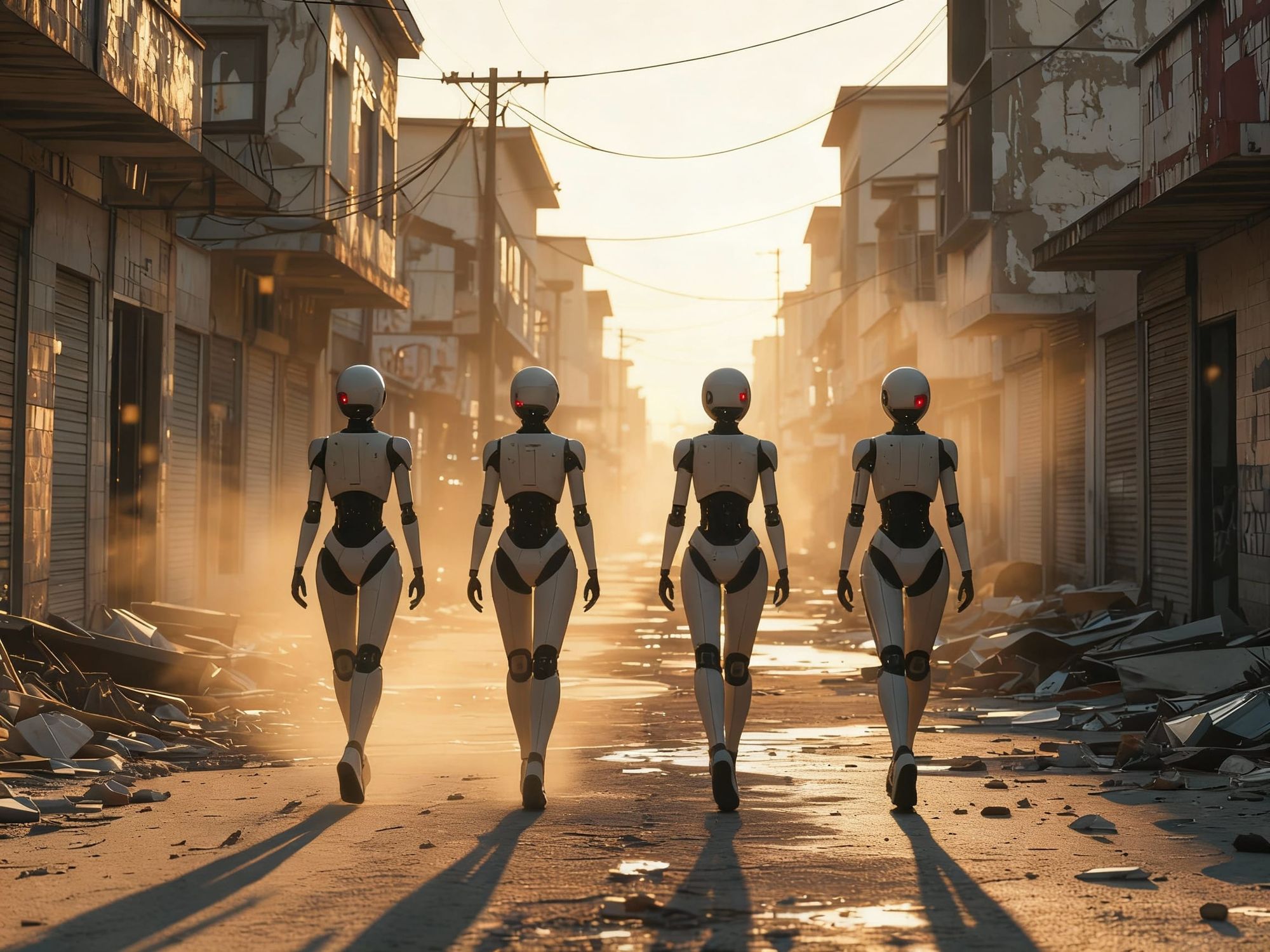 "Seek and Pin" mission (rear drone view)