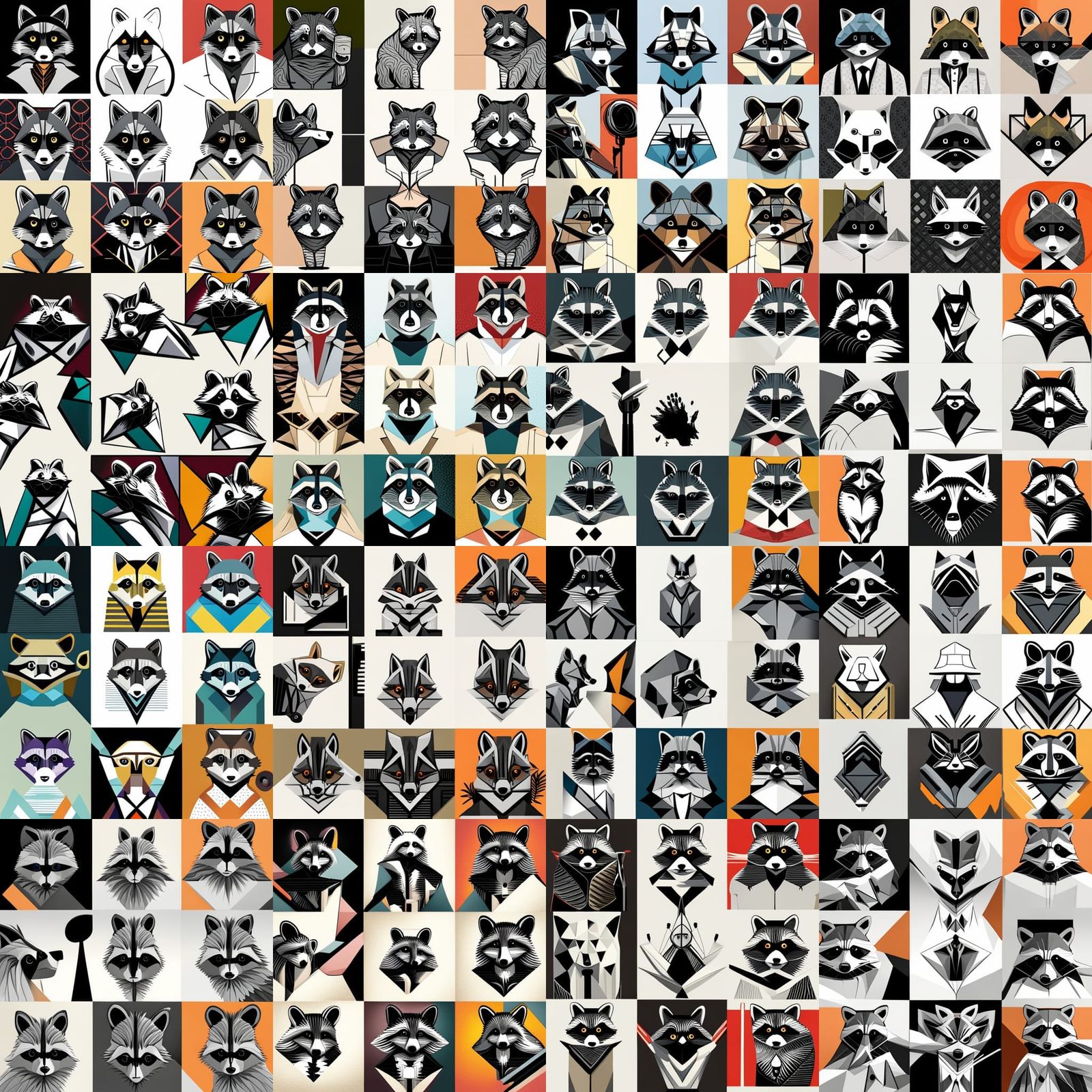 Rack it Raccoon Logo Design AI Generated Artwork NightCafe Creator