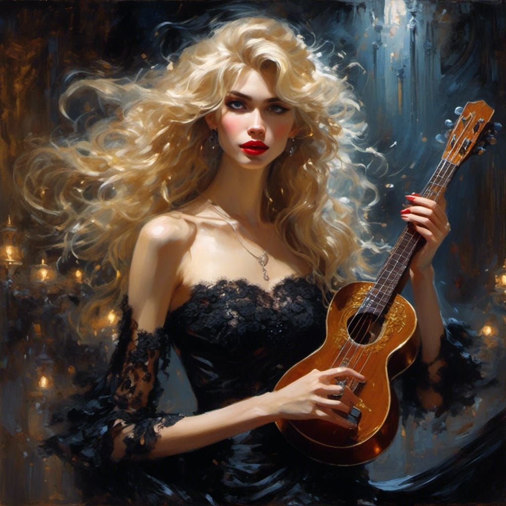 <lora:Music Instruments:1.0> 