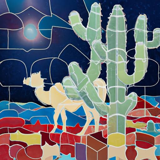 A cactus puzzle