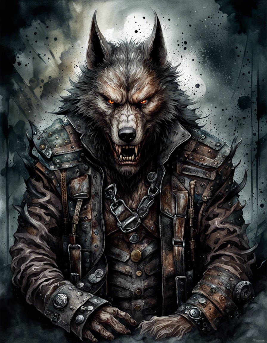 Heavy-Metal Werewolf