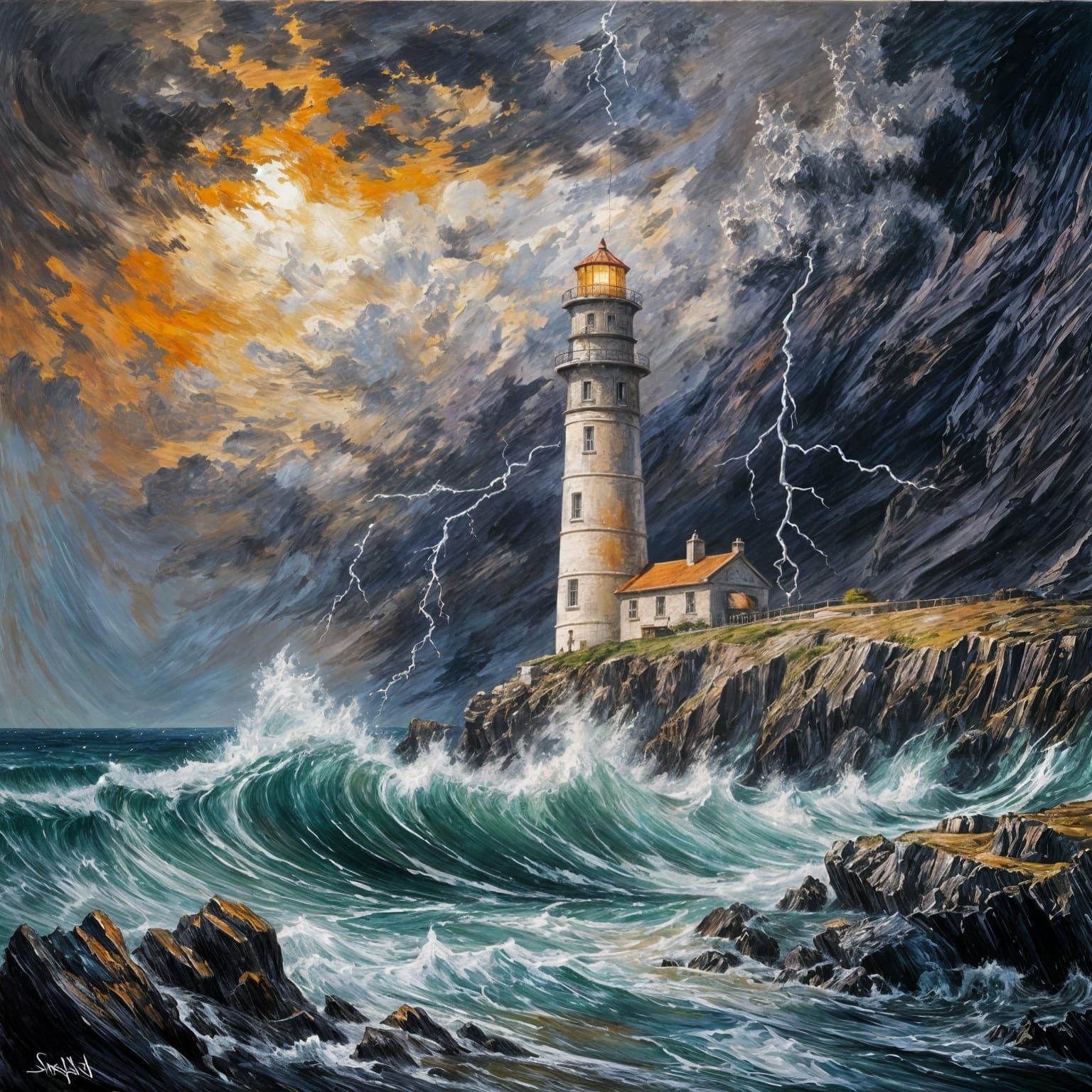 Storm  by @Wildebest