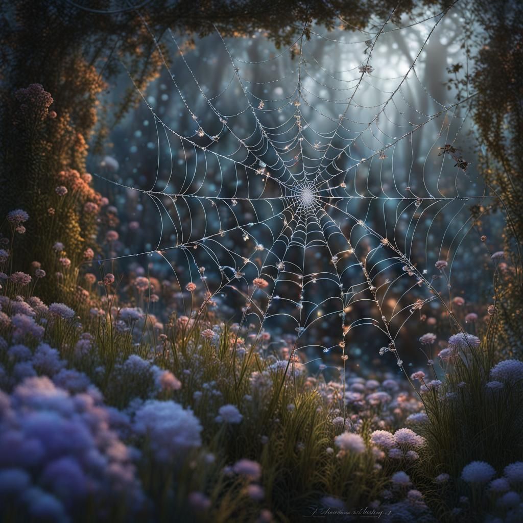 Moonlit garden  by @undefined