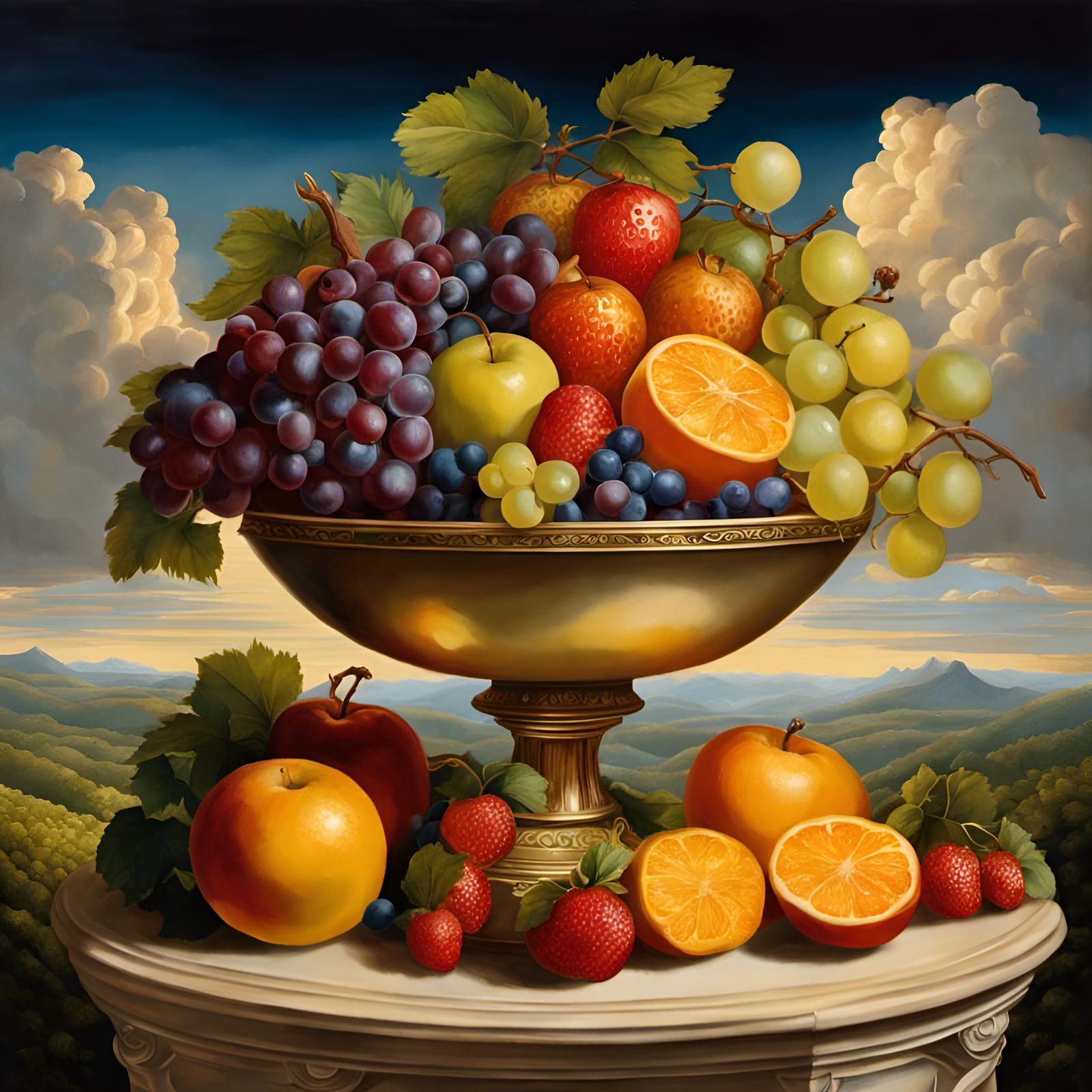 Still Life Fruit Bowl