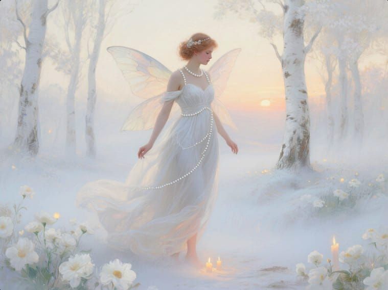 8/13/2025-White Fairy 7 Art By Archangel Tara
