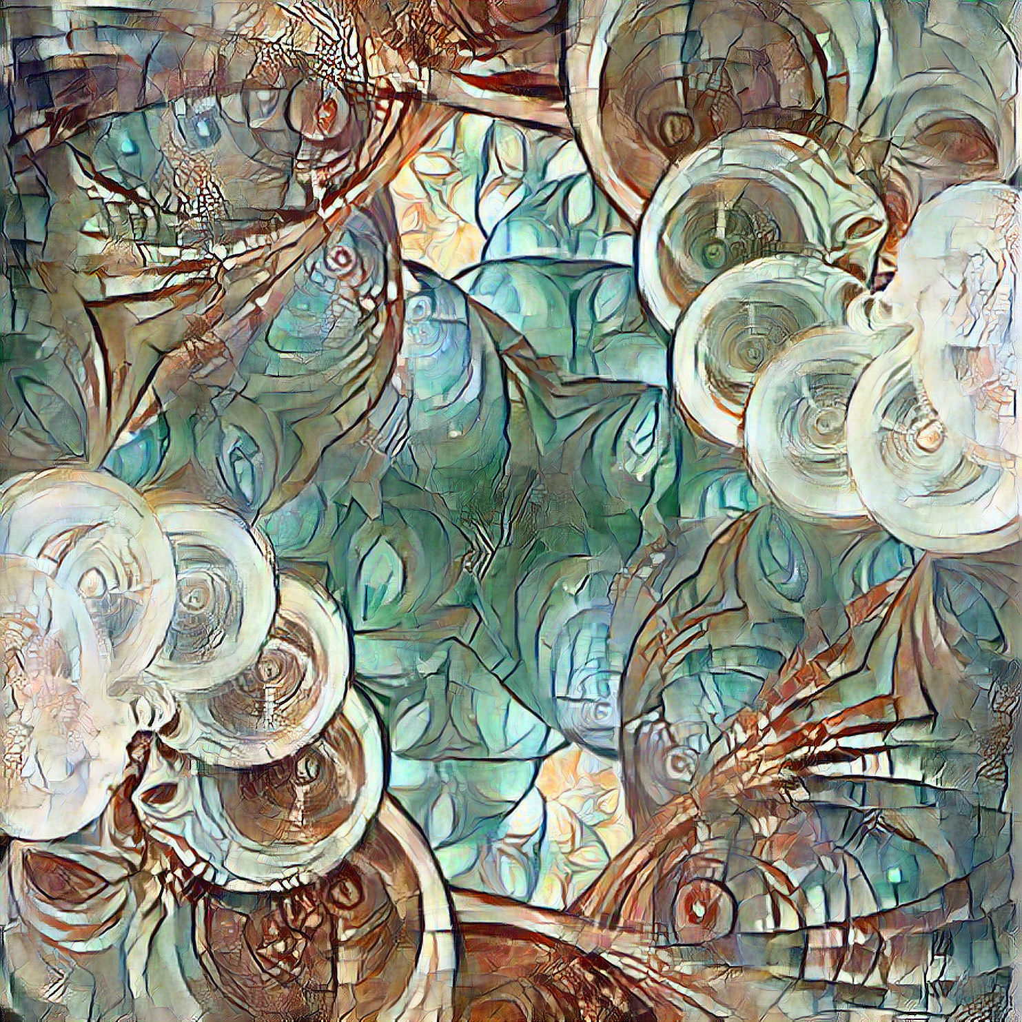 Watercolor Fractal Fusion Experiment