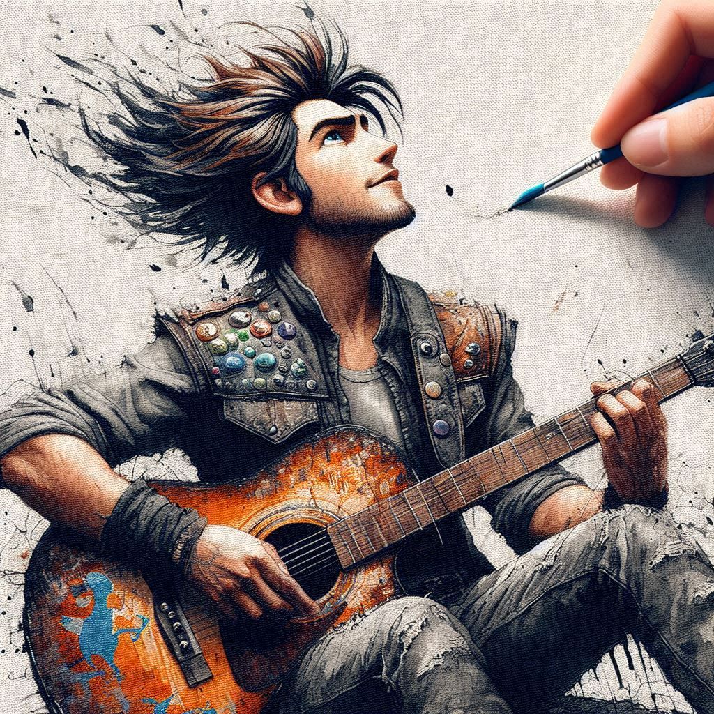 Flynn Rider Punk Rocker