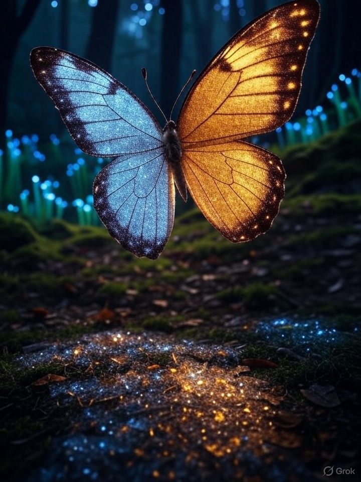 Fire and Ice Butterfly