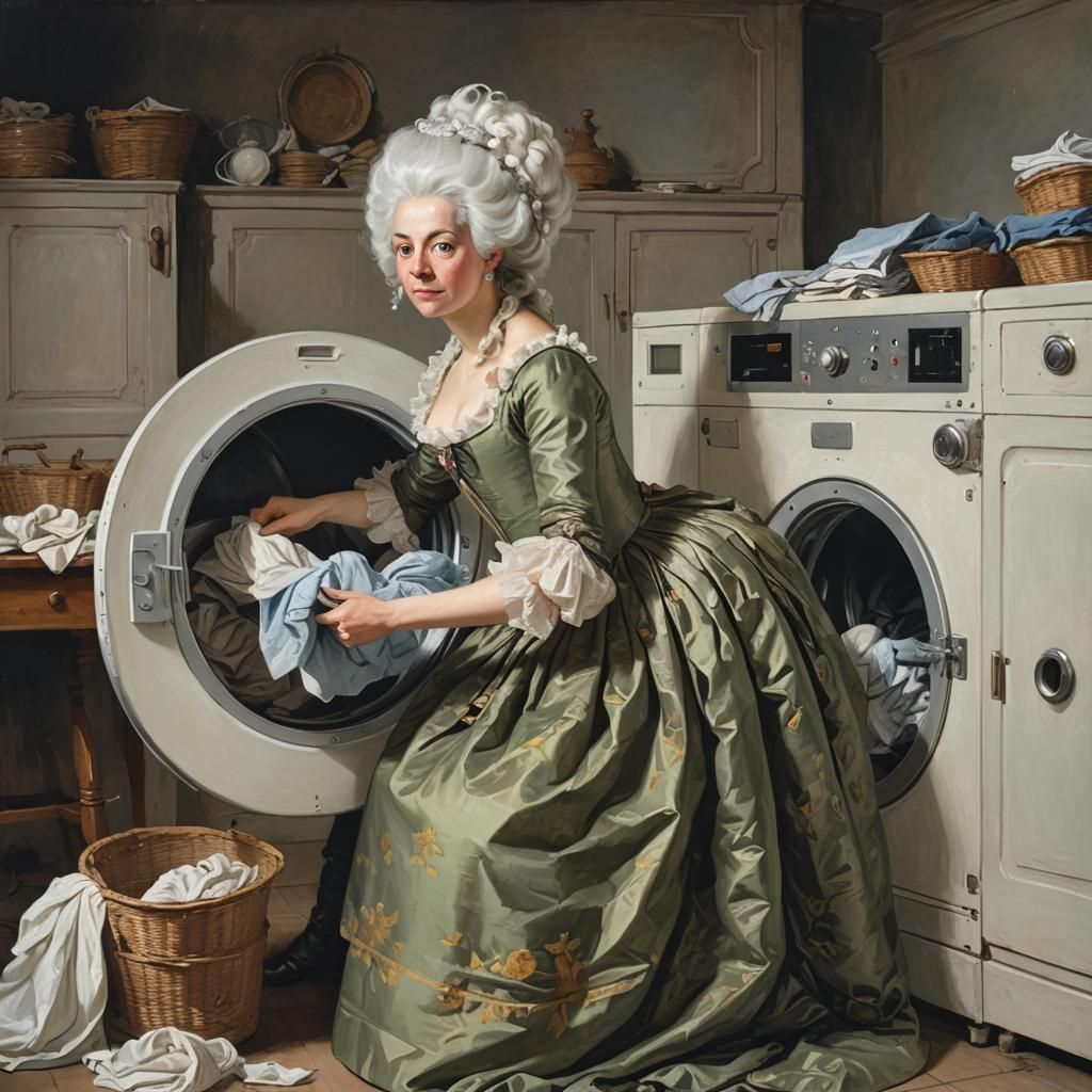 Doing the laundry in the 1700s  by @Spiferspew