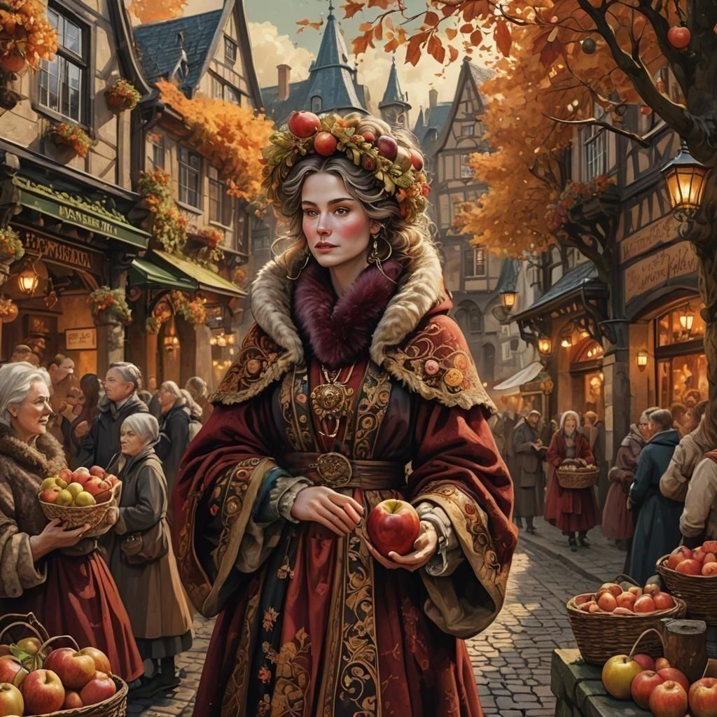 Queen of the Autumn Apple Festival