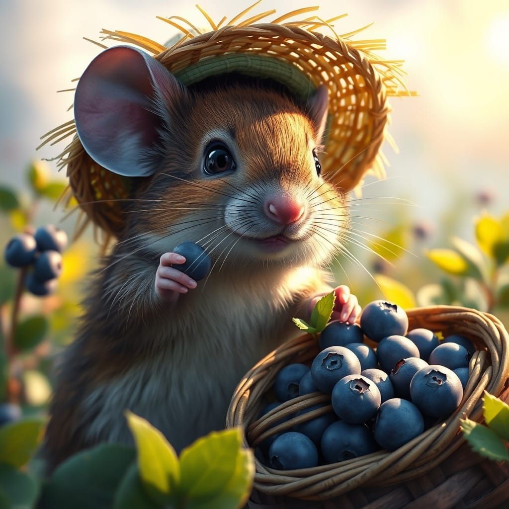 Blueberries for Meep.  by @NSArt