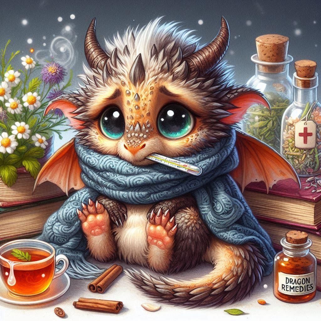 Even Dragons get colds!!!