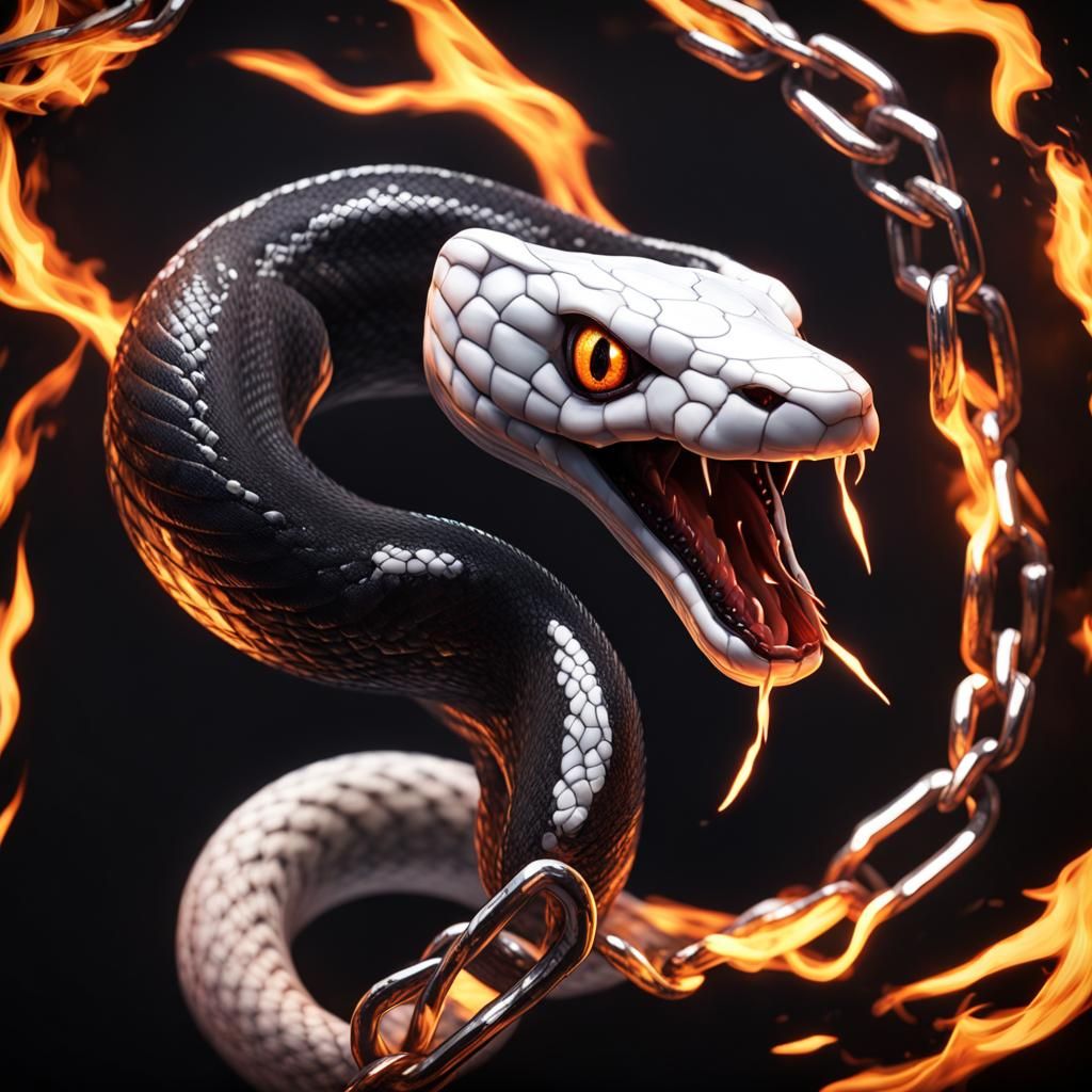Chainy snake  by @dheeraj raj