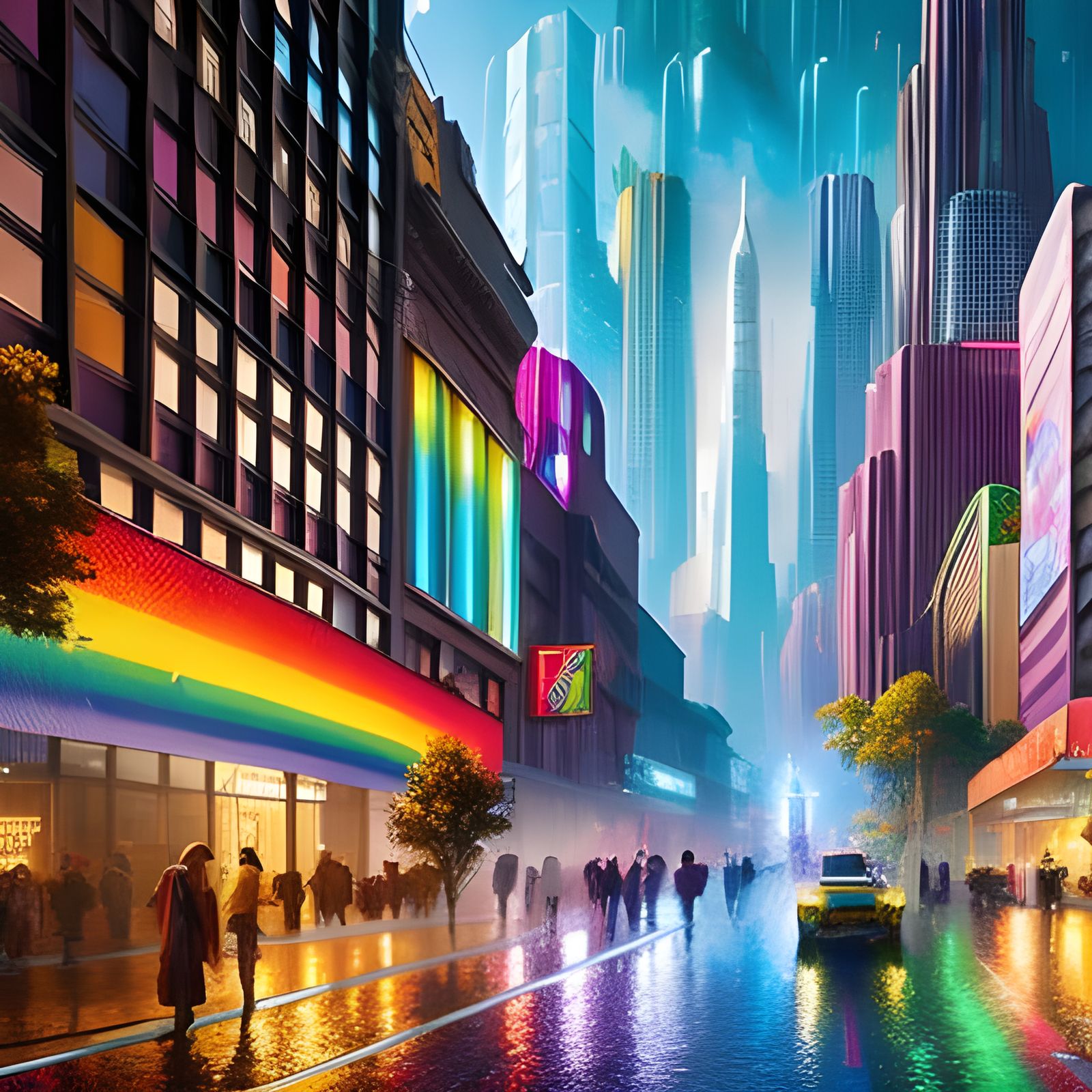 Rainbow City  by @Dom Jesus