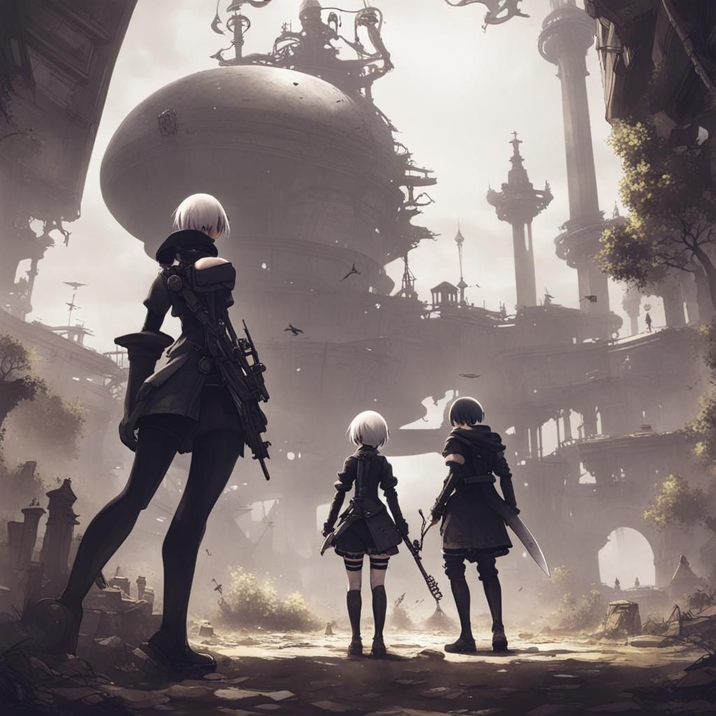 NieR Automata - AI Generated Artwork - NightCafe Creator