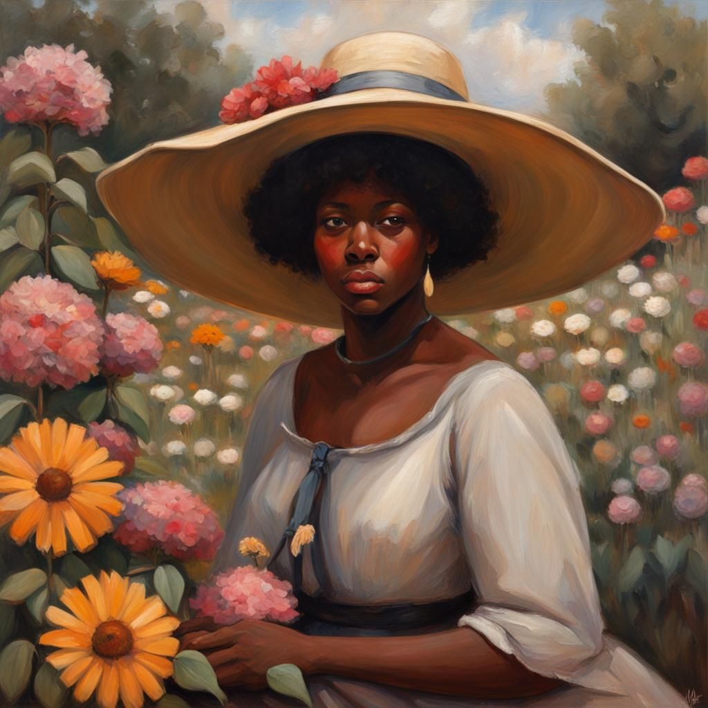 Her Flower Garden.