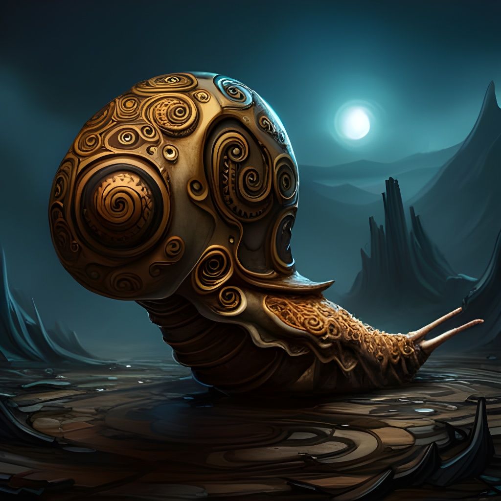 Monster Metal Snail