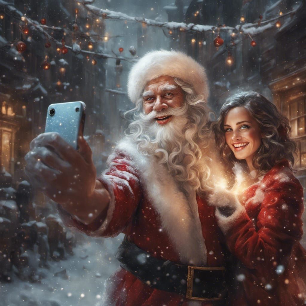 Selfie with santa