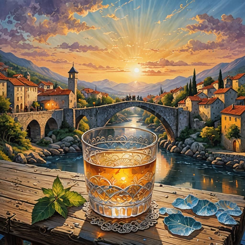 Balkan sunset   by @Sake