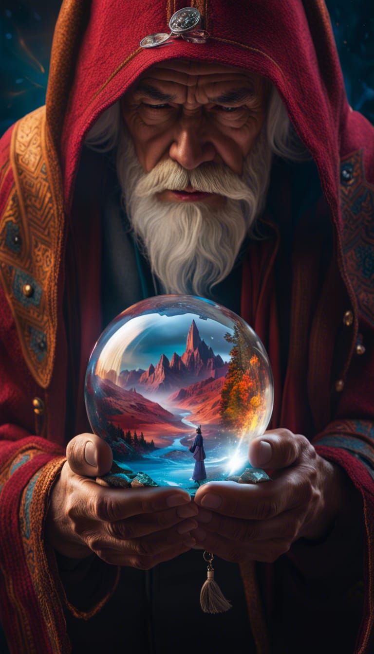 Wizard glimpses into the future!   by @Hit moments