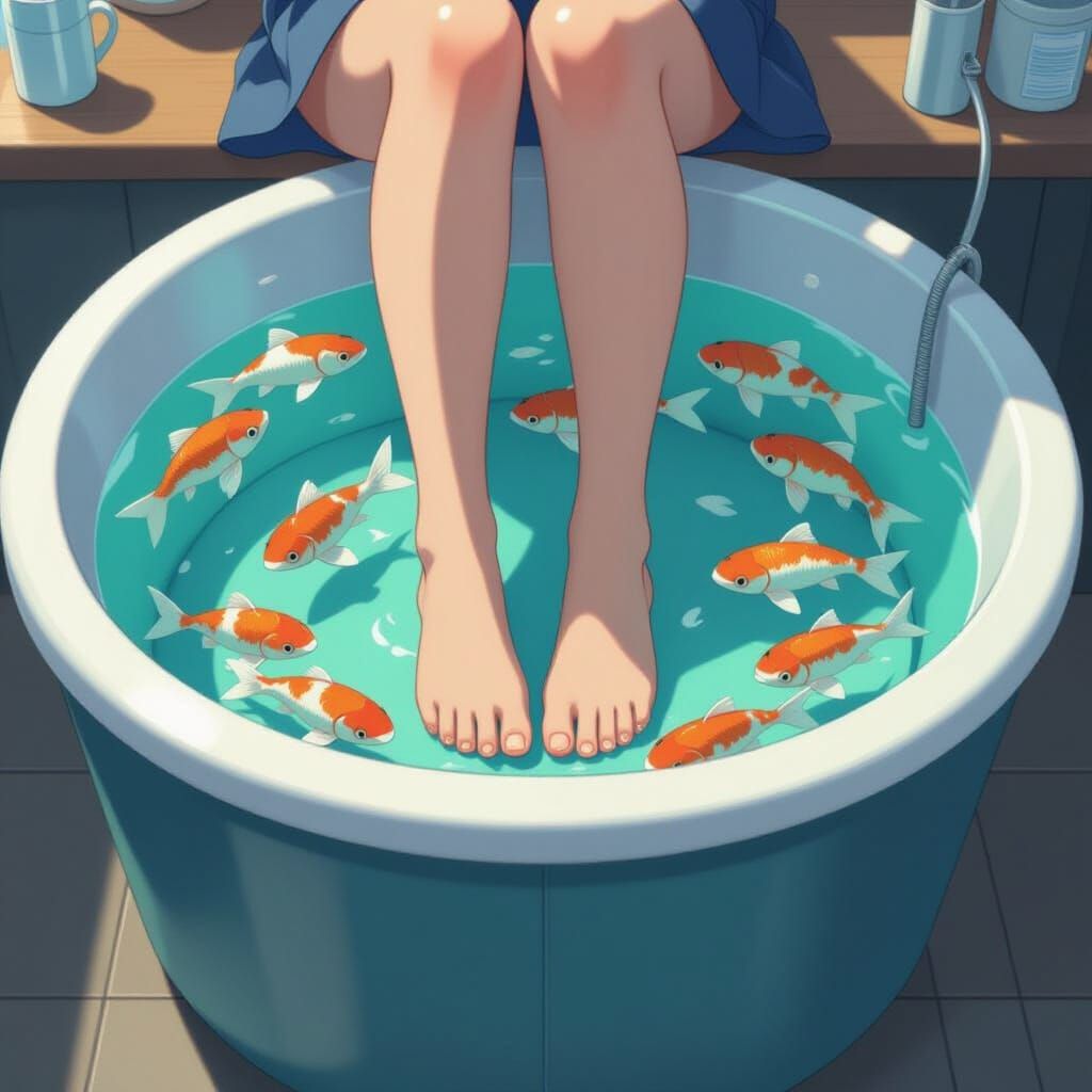 ドクターフィッシュ 🐠🦶フィッシュペディキュア