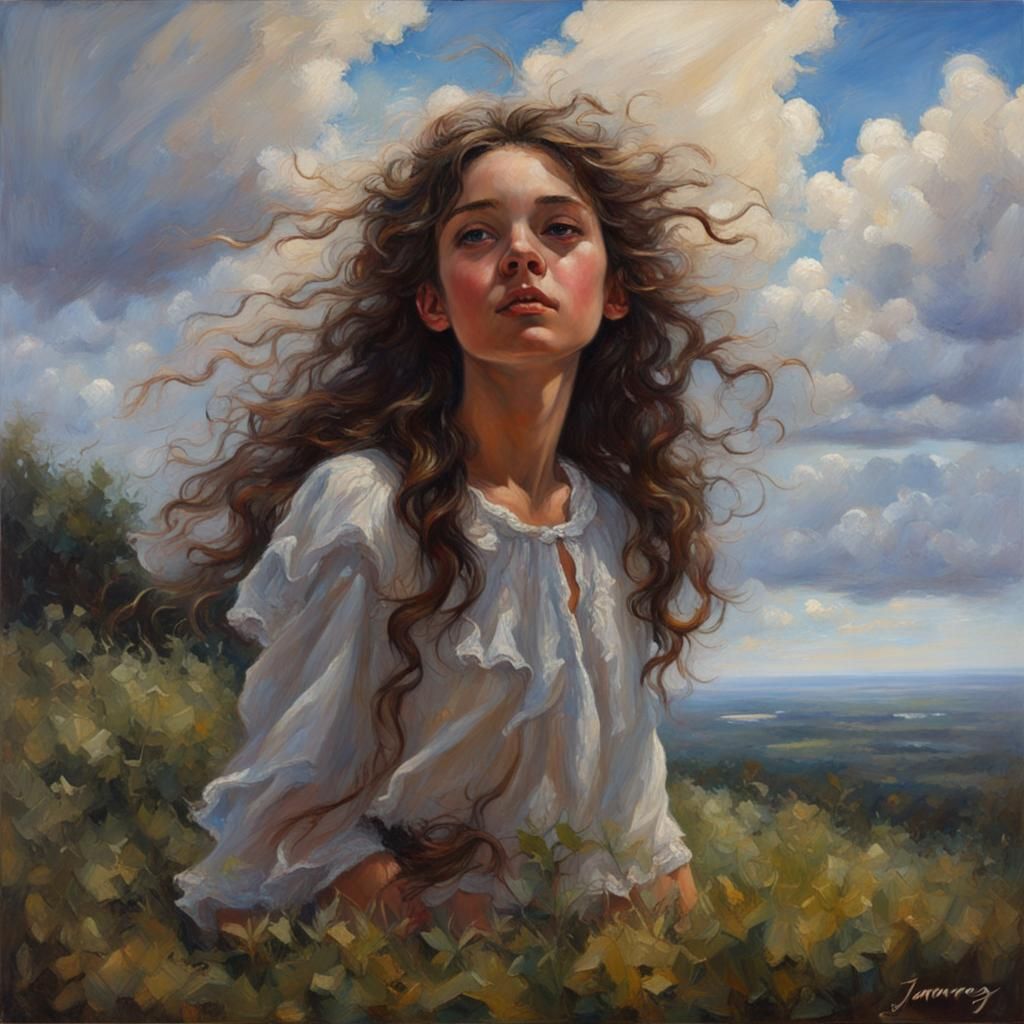 The daughter of nature who fell in love with the sky  by @Gizem Kurt