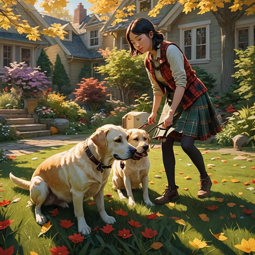 Keiko Trainer was adopted into the trainer family and has ne...