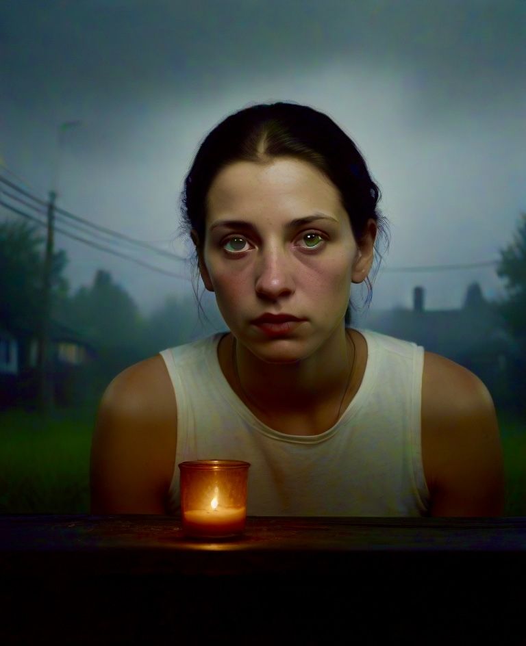 A candle in the dark